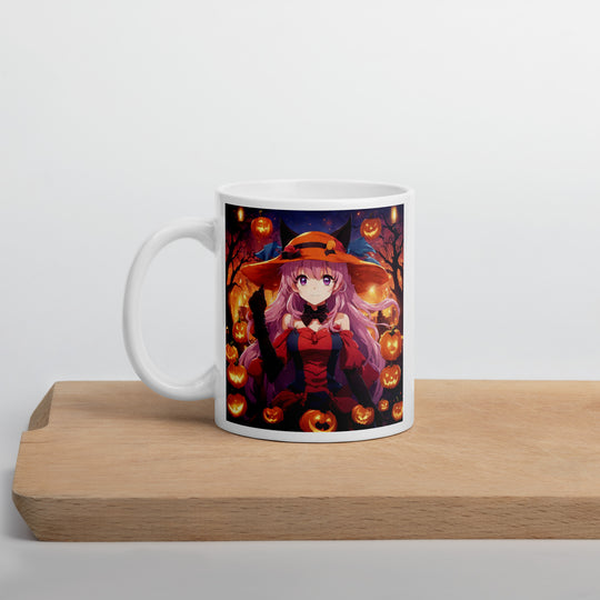 White glossy mug - WhatUWant2Buy