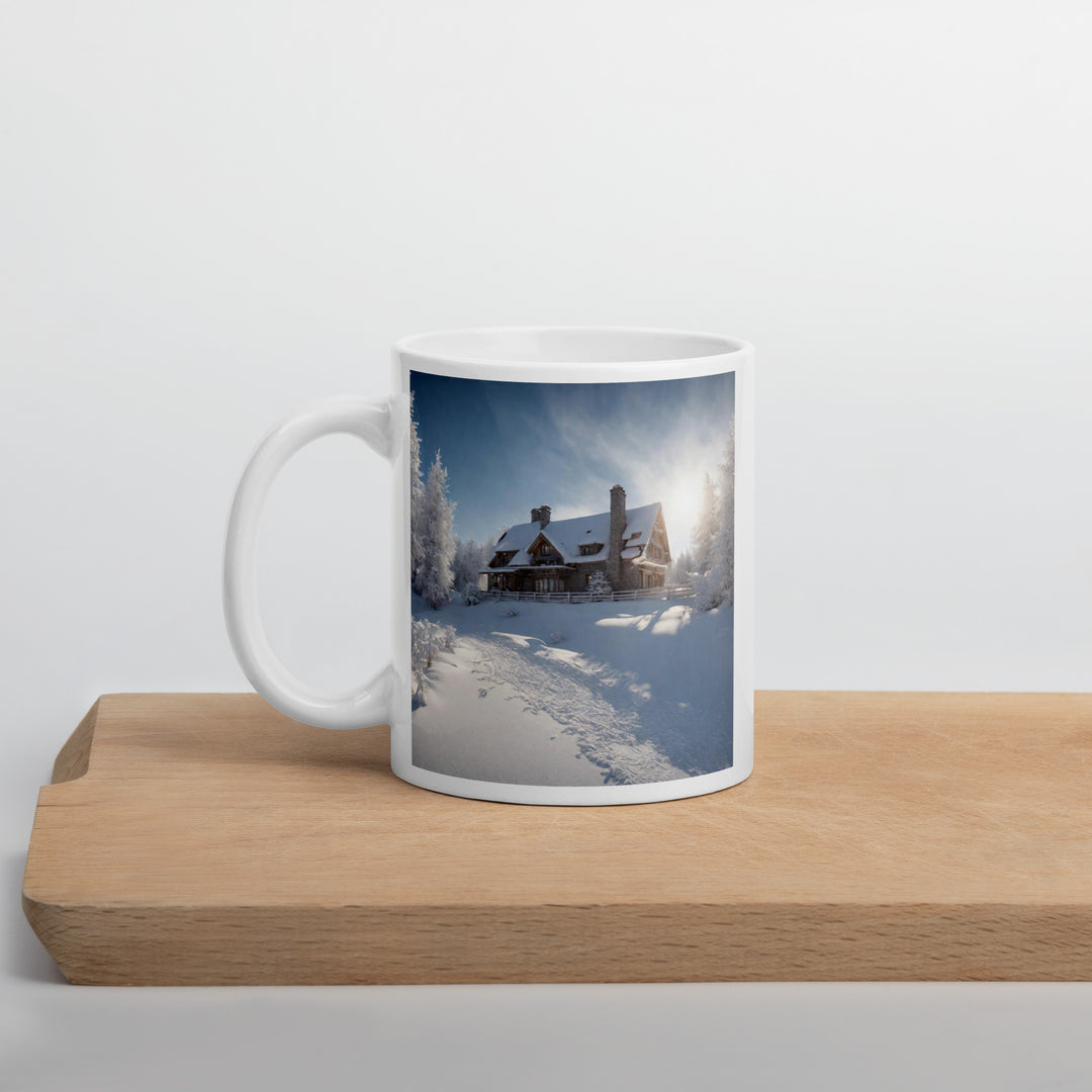White glossy mug - WhatUWant2Buy