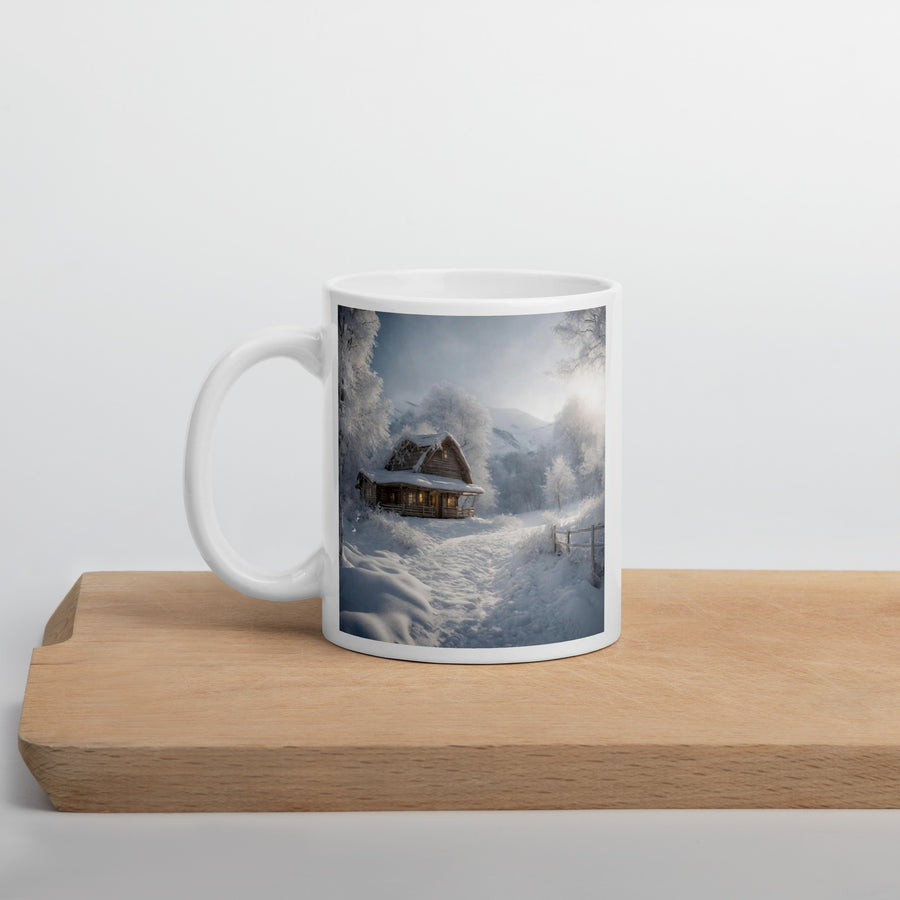 White glossy mug - WhatUWant2Buy