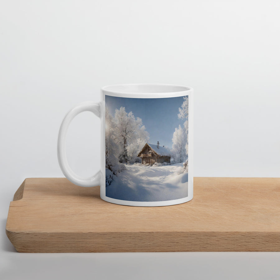 White glossy mug - WhatUWant2Buy