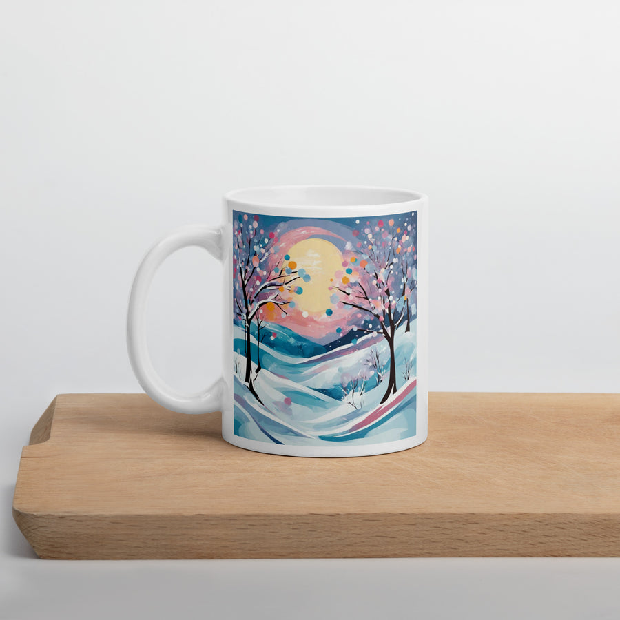 White glossy mug - WhatUWant2Buy