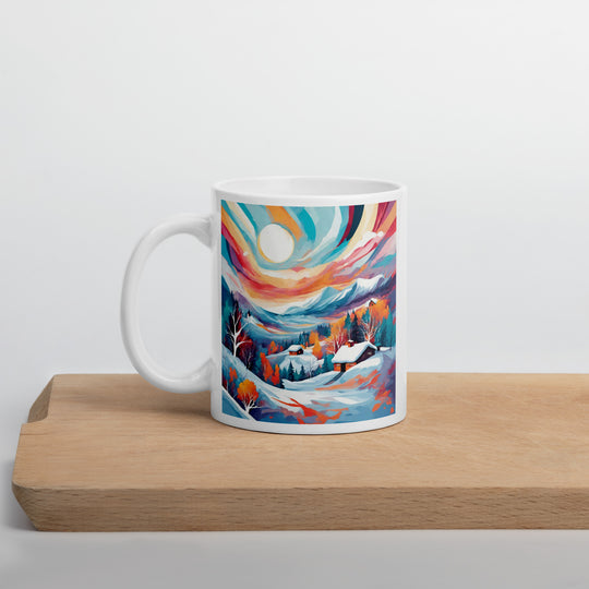 White glossy mug - WhatUWant2Buy