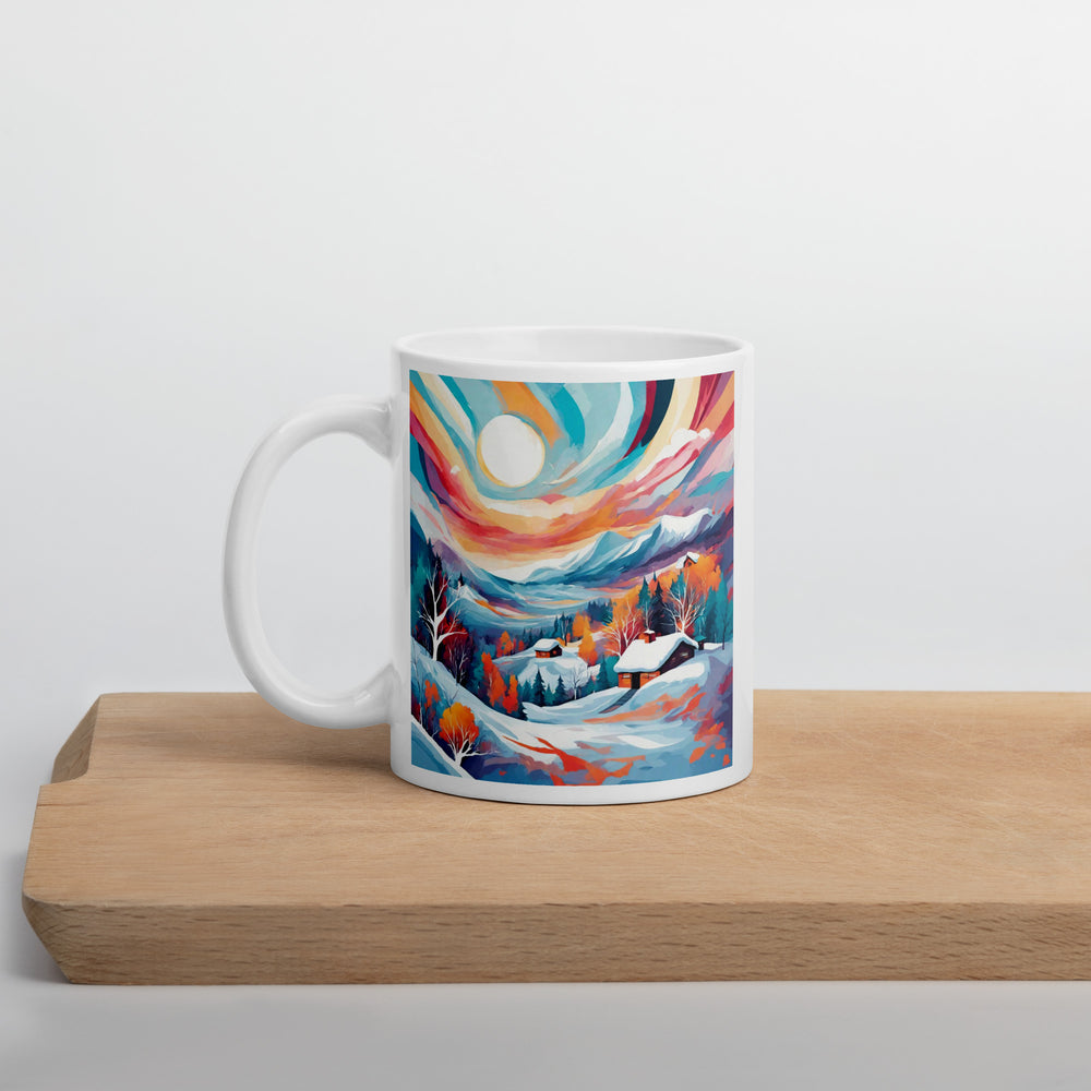 White glossy mug - WhatUWant2Buy