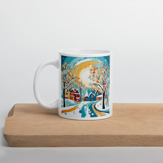 White glossy mug - WhatUWant2Buy