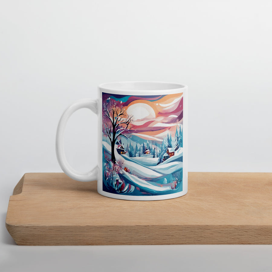 White glossy mug - WhatUWant2Buy
