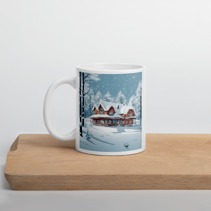 White glossy mug - WhatUWant2Buy