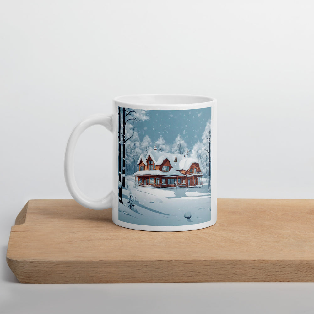 White glossy mug - WhatUWant2Buy