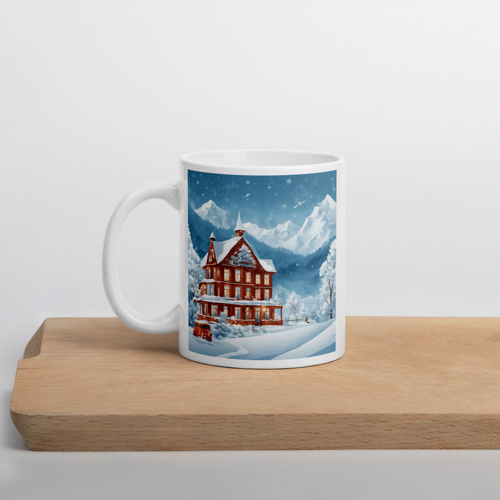 White glossy mug - WhatUWant2Buy