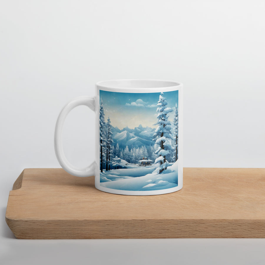 White glossy mug - WhatUWant2Buy
