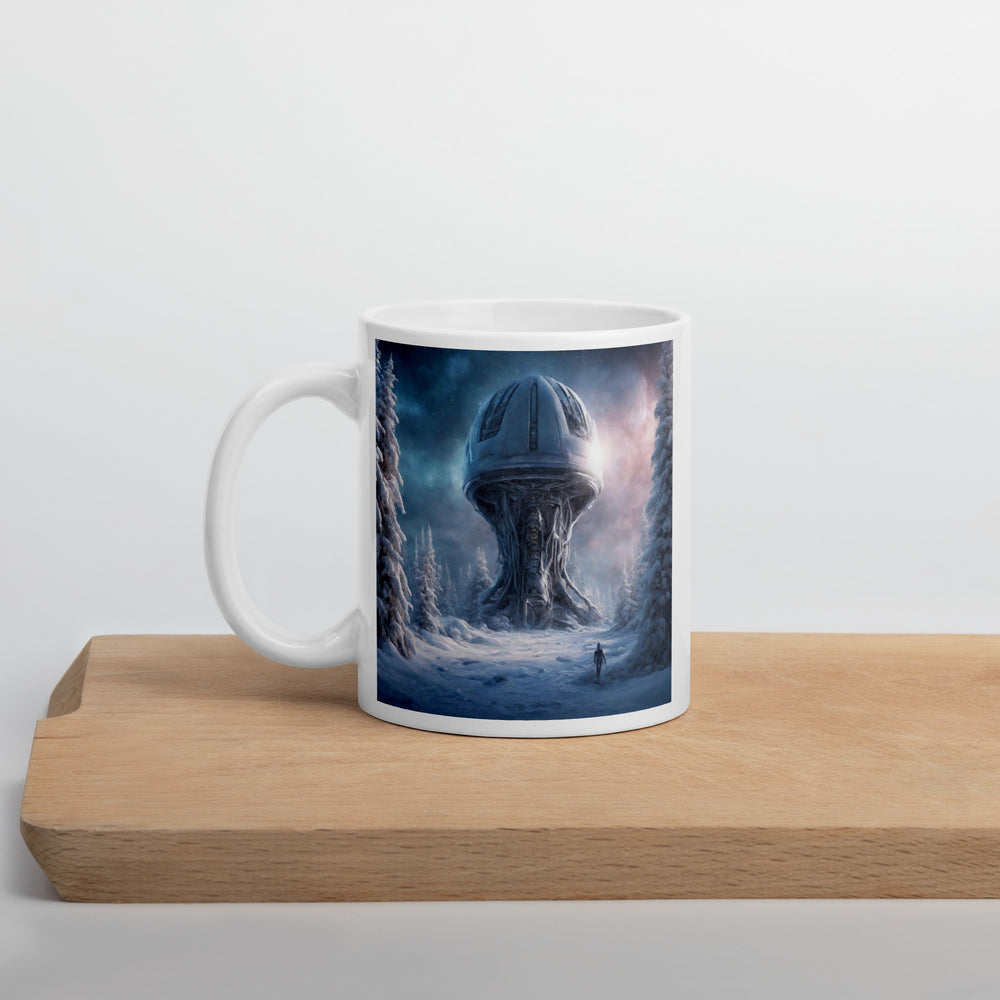 White glossy mug - WhatUWant2Buy