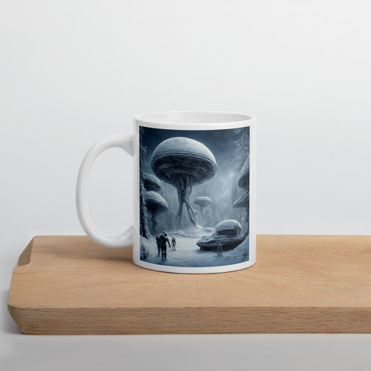 White glossy mug - WhatUWant2Buy