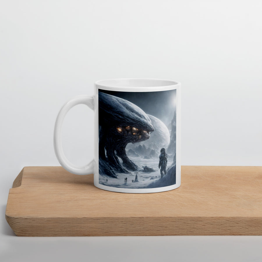 White glossy mug - WhatUWant2Buy