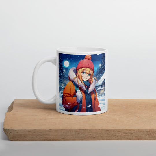 White glossy mug - WhatUWant2Buy