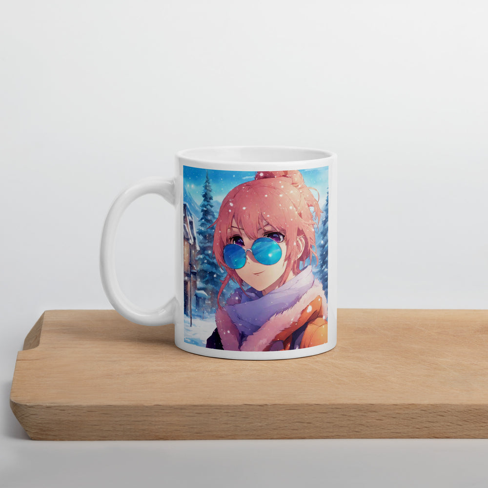 White glossy mug - WhatUWant2Buy
