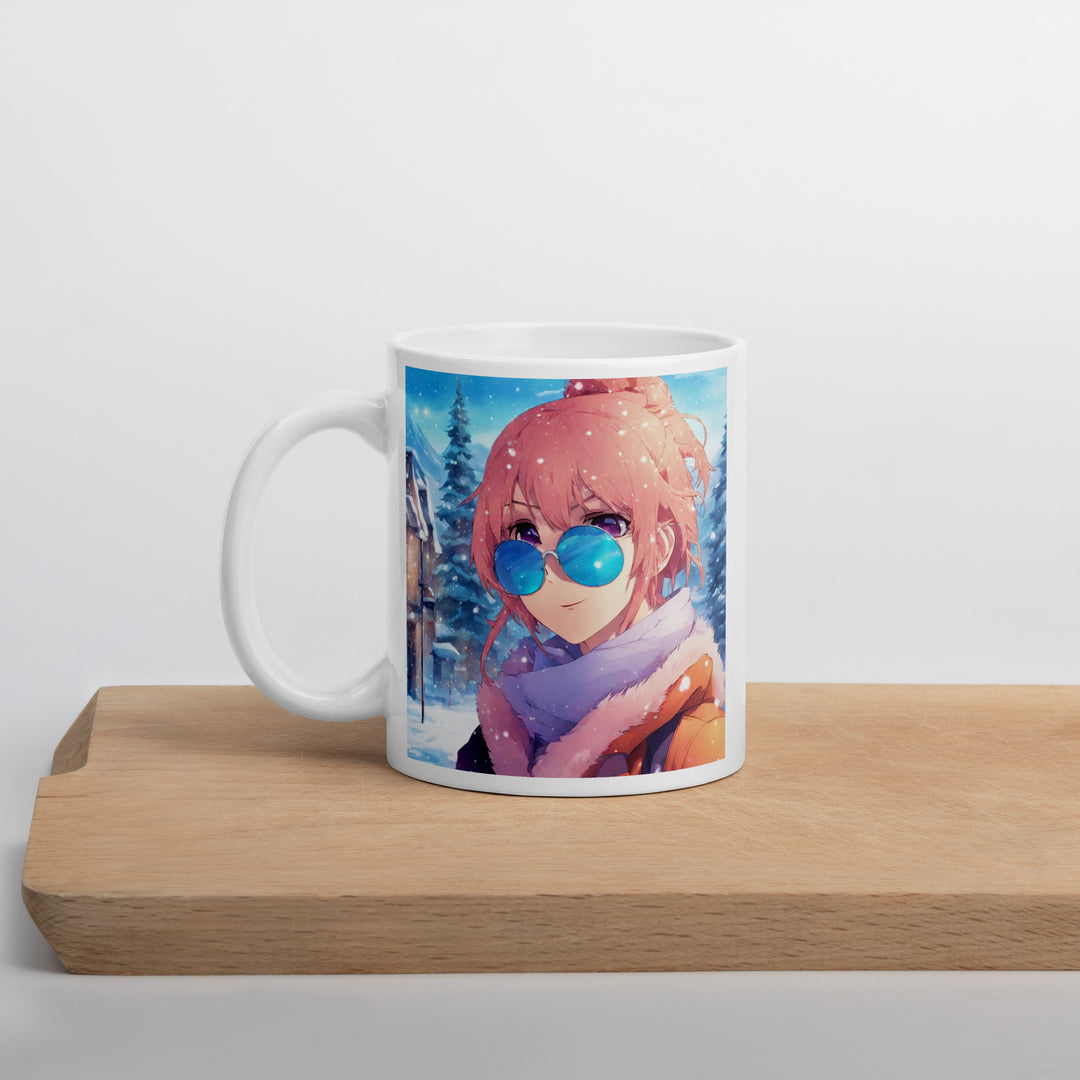 White glossy mug - WhatUWant2Buy