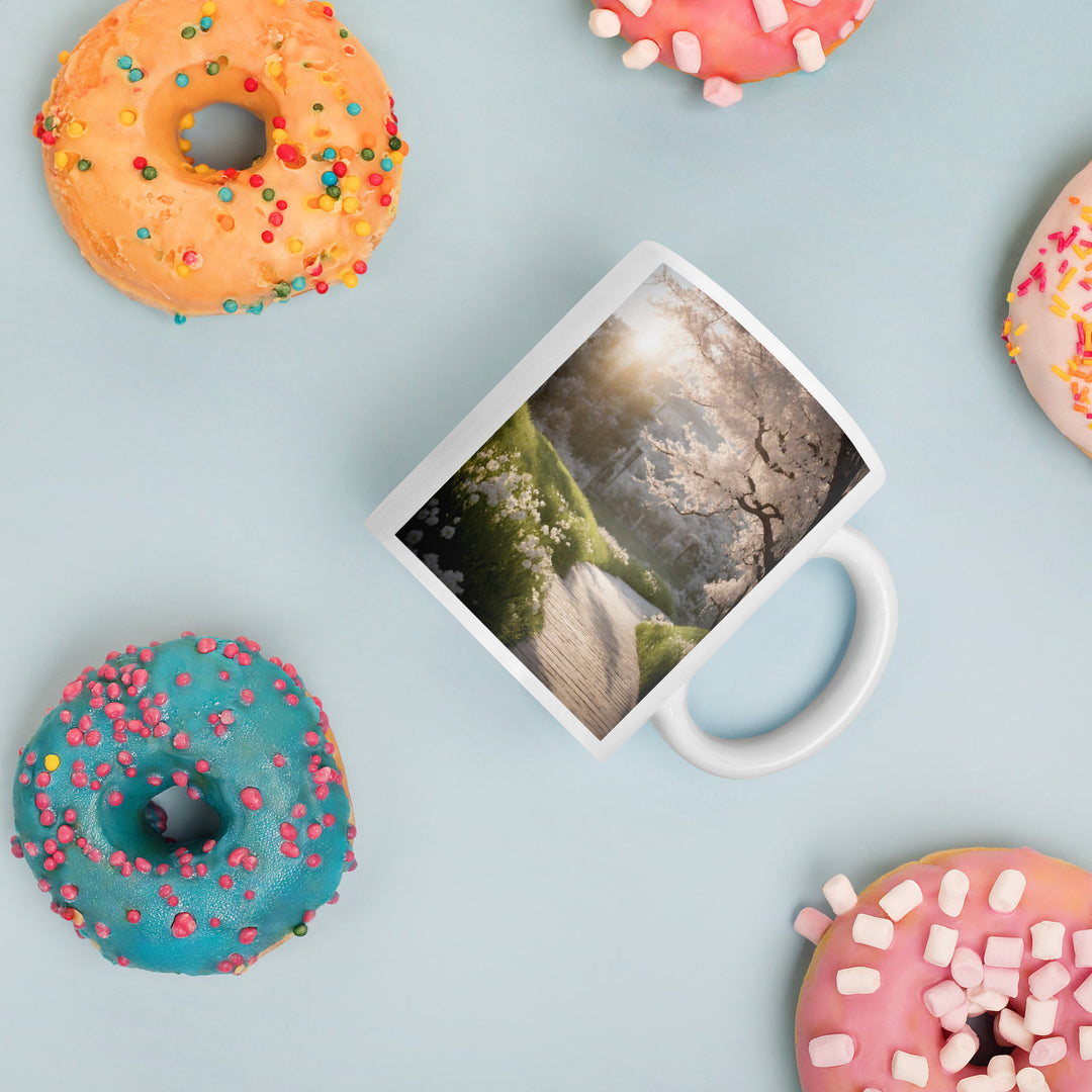 White glossy mug - WhatUWant2Buy
