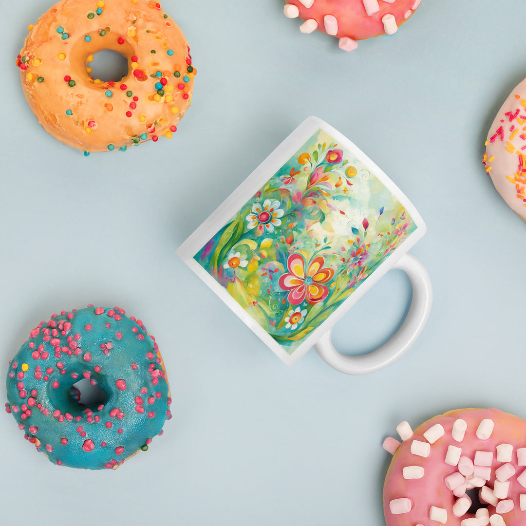 White glossy mug - WhatUWant2Buy