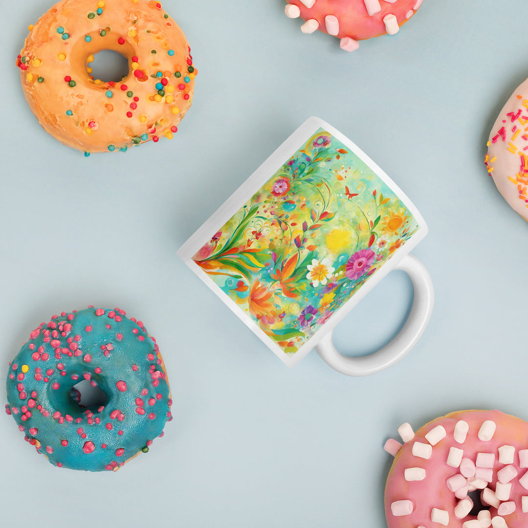 White glossy mug - WhatUWant2Buy