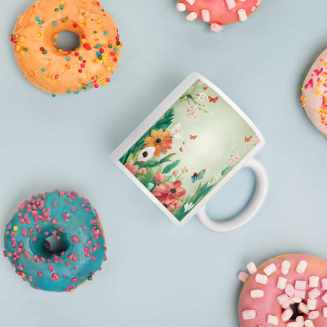 White glossy mug - WhatUWant2Buy
