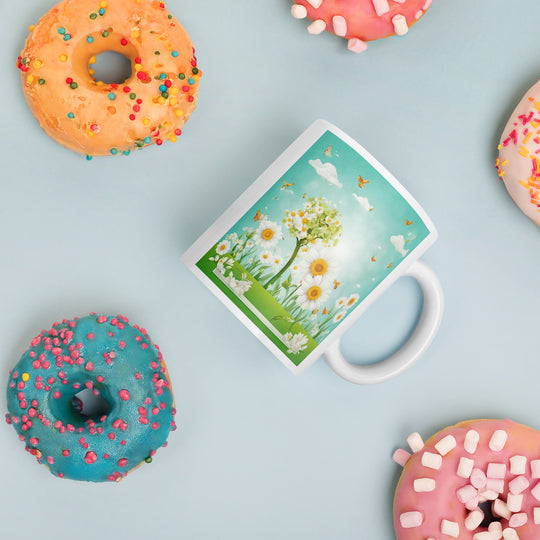 White glossy mug - WhatUWant2Buy