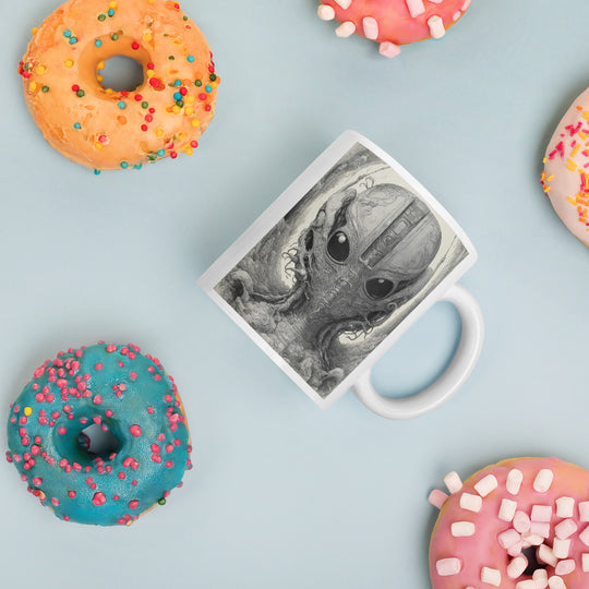 White glossy mug - WhatUWant2Buy
