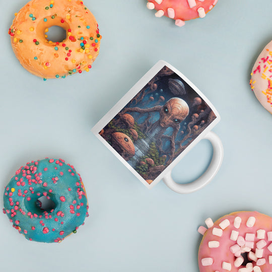 White glossy mug - WhatUWant2Buy