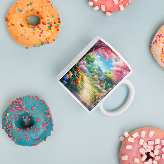 White glossy mug - WhatUWant2Buy