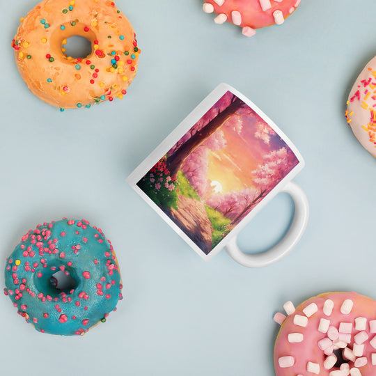 White glossy mug - WhatUWant2Buy