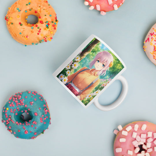 White glossy mug - WhatUWant2Buy