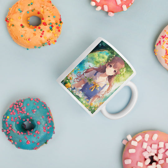 White glossy mug - WhatUWant2Buy