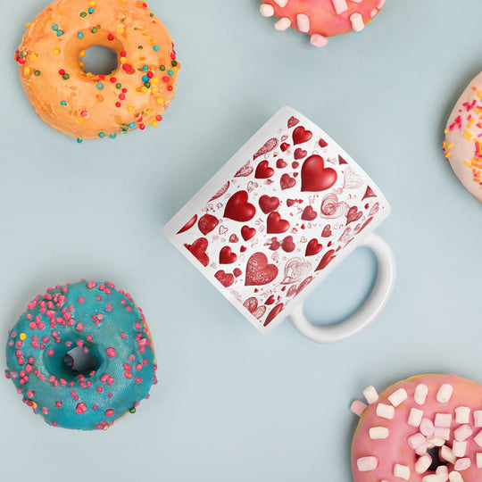 White glossy mug - WhatUWant2Buy