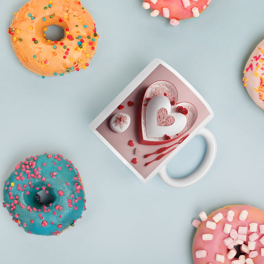 White glossy mug - WhatUWant2Buy