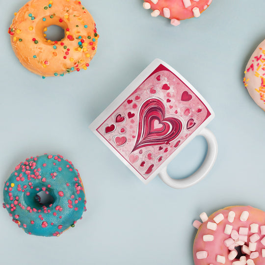 White glossy mug - WhatUWant2Buy