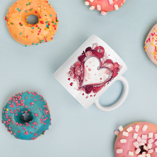 White glossy mug - WhatUWant2Buy