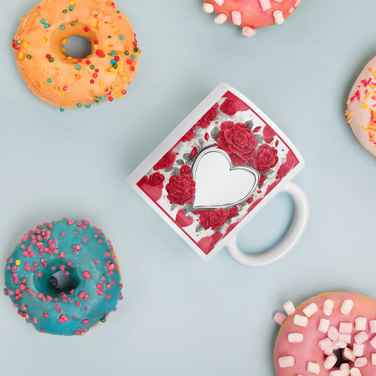 White glossy mug - WhatUWant2Buy