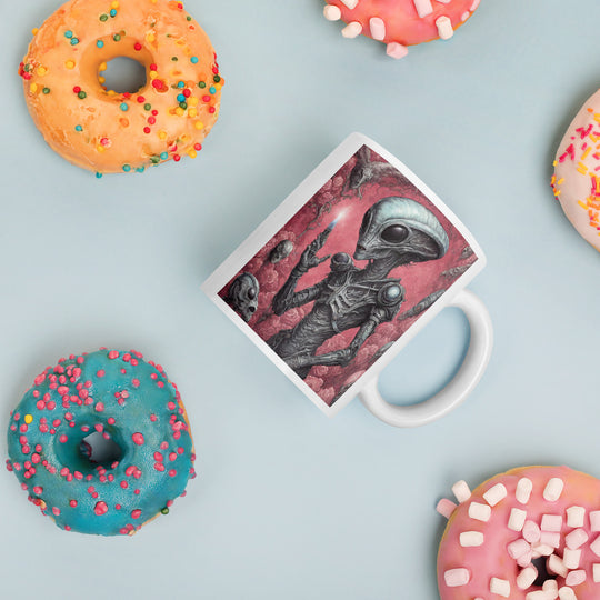 White glossy mug - WhatUWant2Buy