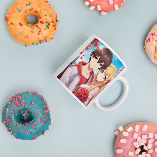 White glossy mug - WhatUWant2Buy