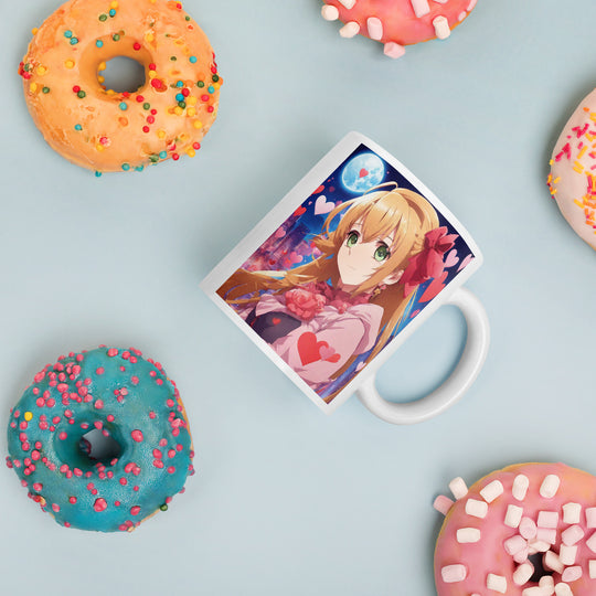 White glossy mug - WhatUWant2Buy