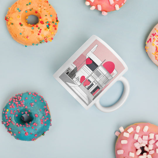 White glossy mug - WhatUWant2Buy