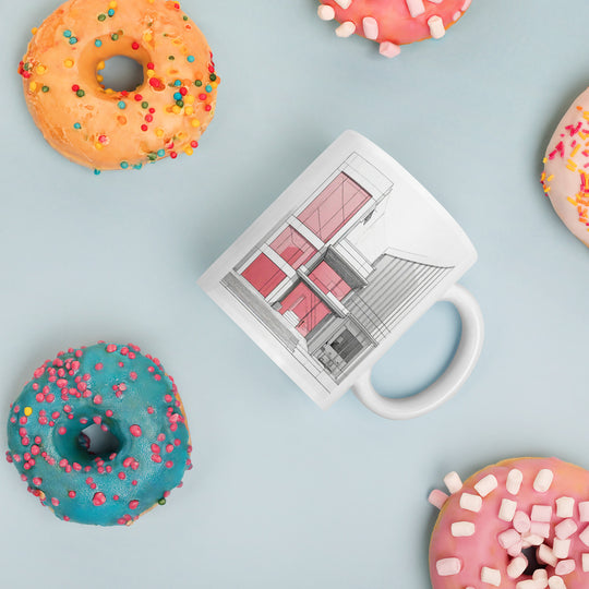 White glossy mug - WhatUWant2Buy