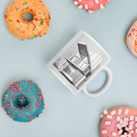 White glossy mug - WhatUWant2Buy