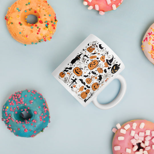 White glossy mug - WhatUWant2Buy