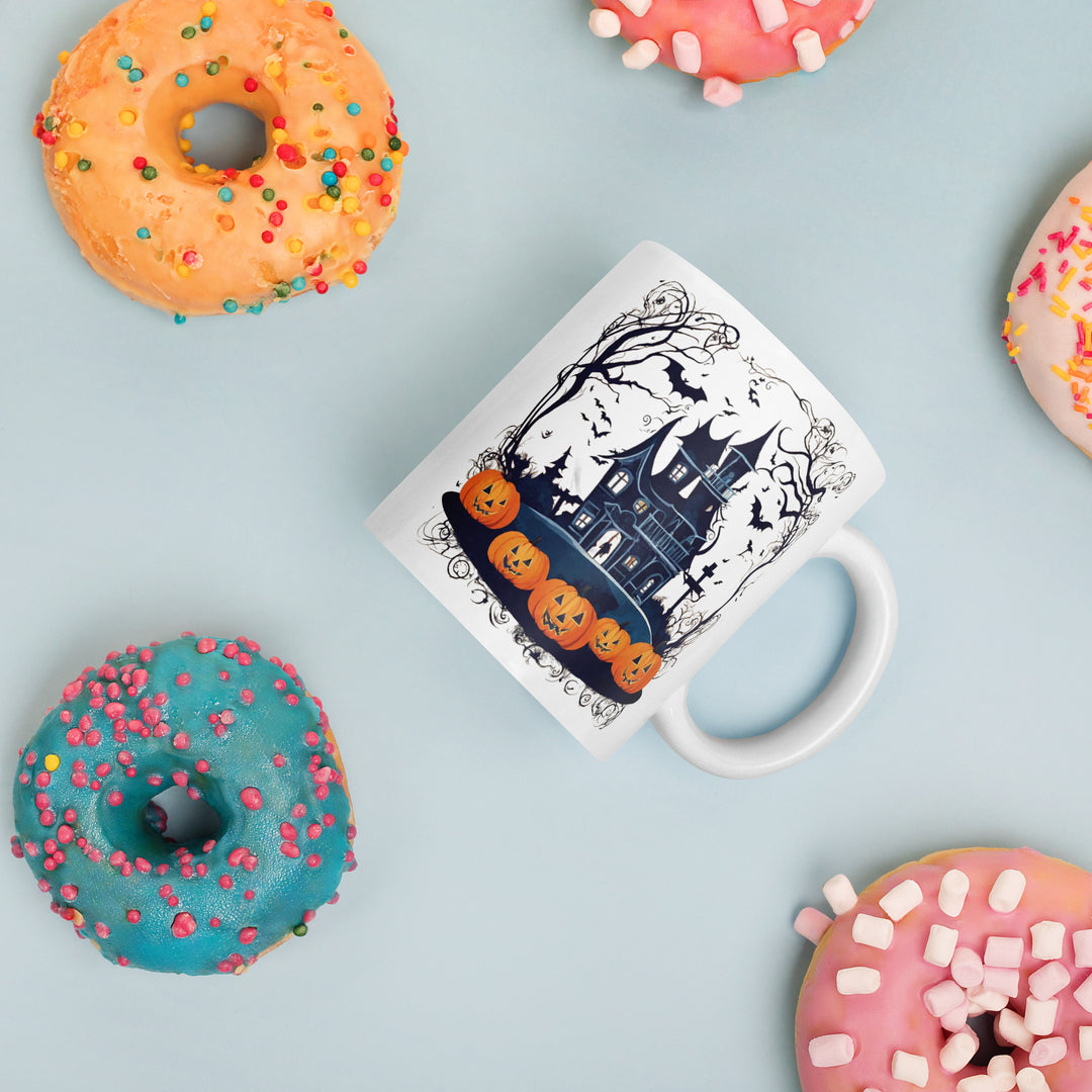 White glossy mug - WhatUWant2Buy