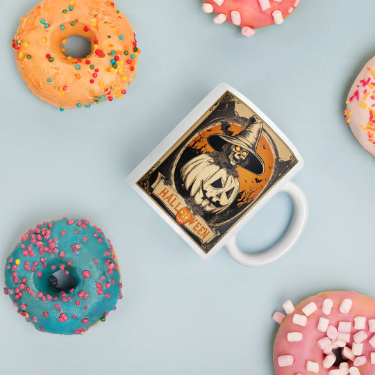 White glossy mug - WhatUWant2Buy