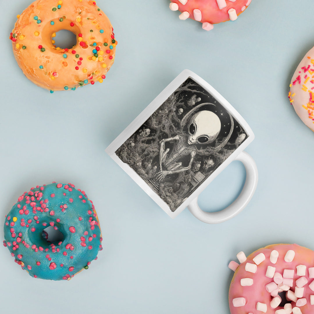 White glossy mug - WhatUWant2Buy