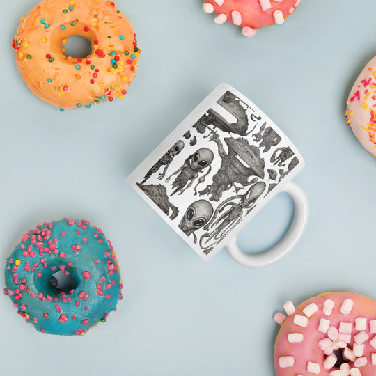 White glossy mug - WhatUWant2Buy
