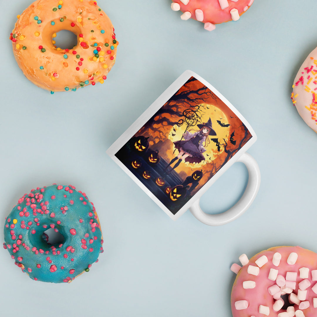 White glossy mug - WhatUWant2Buy