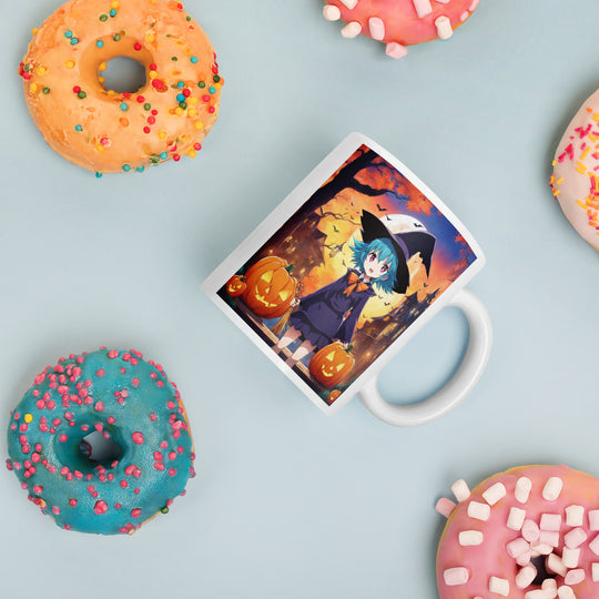 White glossy mug - WhatUWant2Buy