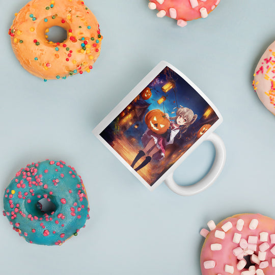 White glossy mug - WhatUWant2Buy