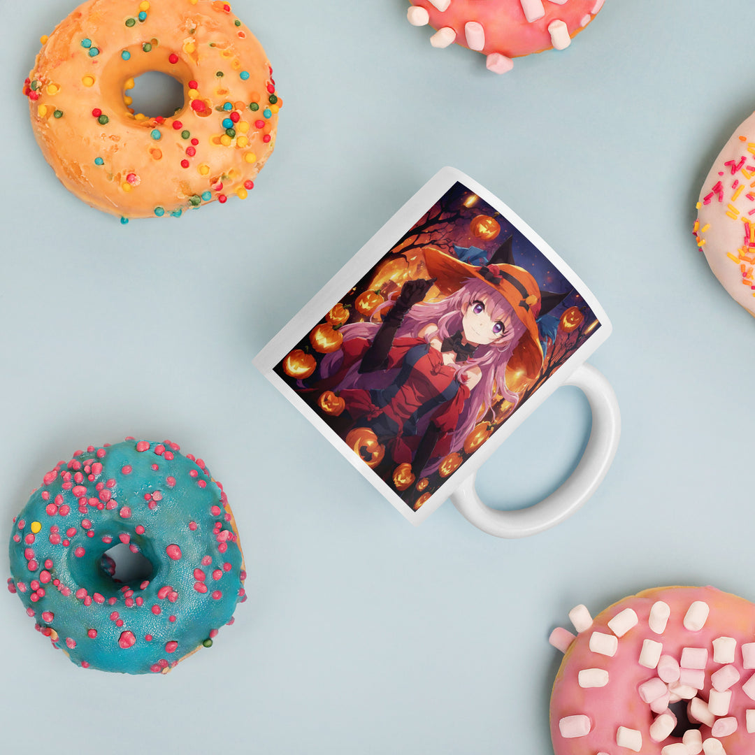 White glossy mug - WhatUWant2Buy